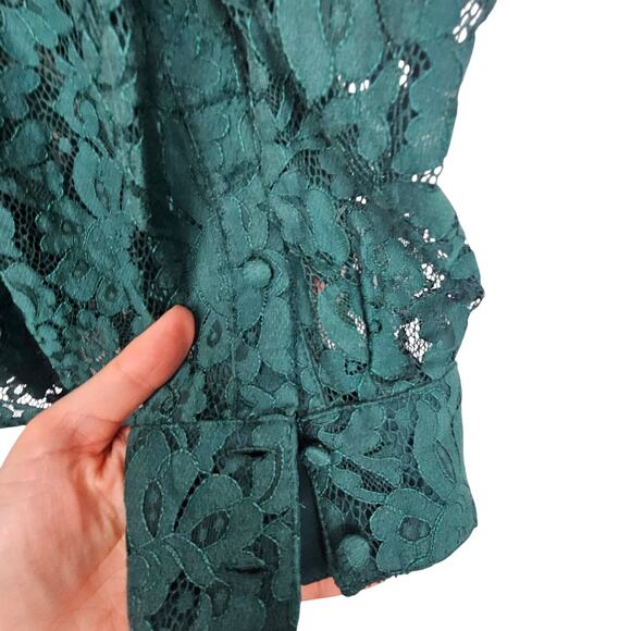 Torrid Lace Madison Button Down Blouse Plus Size 2X Holiday Career Work Office - Picture 5 of 10